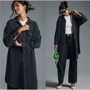 Anthropologie Pilcro Corduroy Duster Shacket